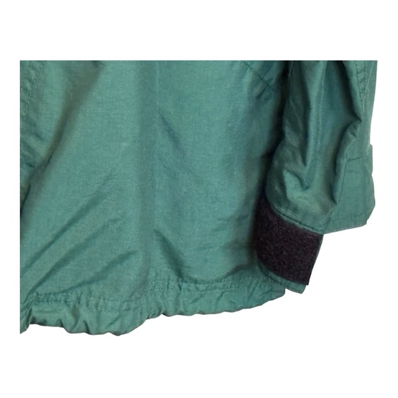 Structure Mens Size XL Zip Up Jacket Green Hidden Hood Adjustable Very Nice - Picture 12 of 15